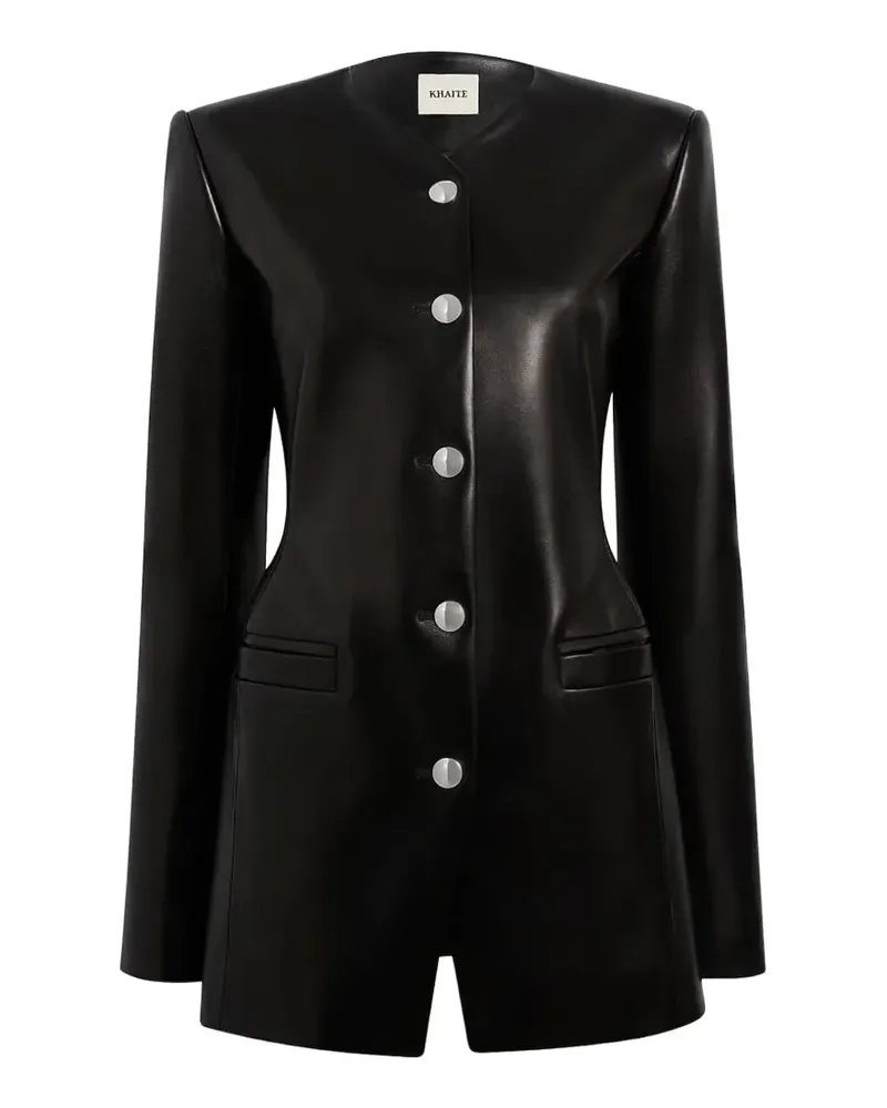 KHAITE Naran button jacket - Schwarz Schwarz