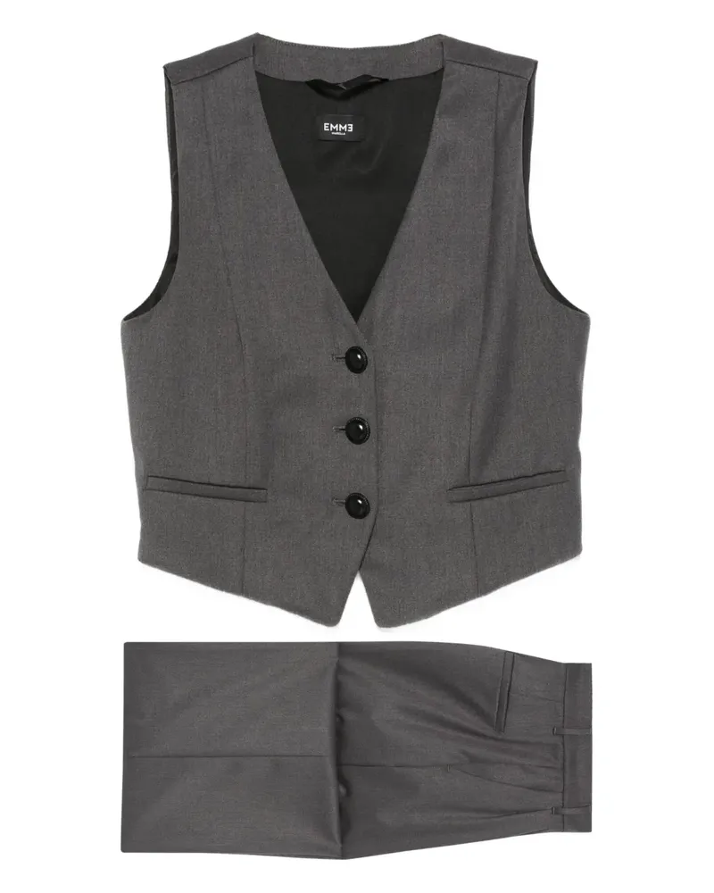 MARELLA Klassische Bundfaltenhose - Grau Grau