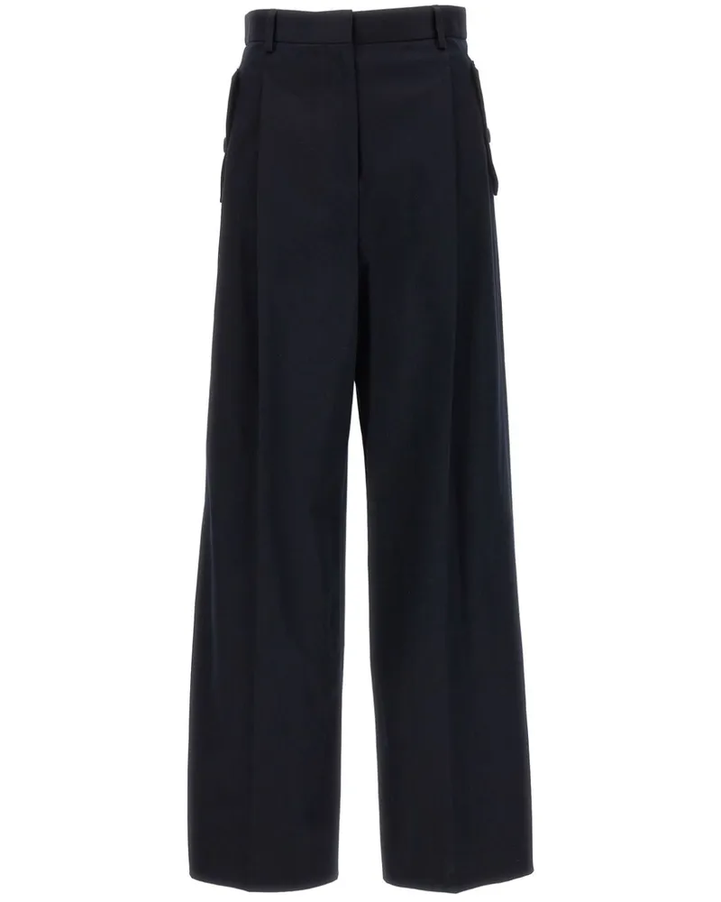 Lanvin Hose mit weitem Bein - Blau Blau