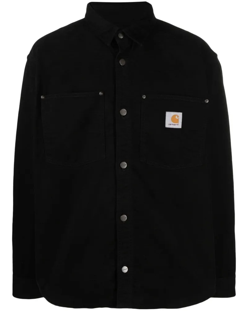 Carhartt WIP Derby Hemdjacke - Schwarz Schwarz