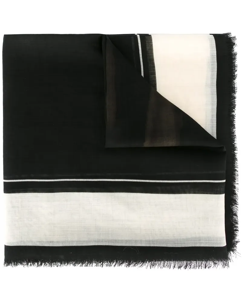 Givenchy Schal mit Rottweiler-Print - Schwarz Schwarz