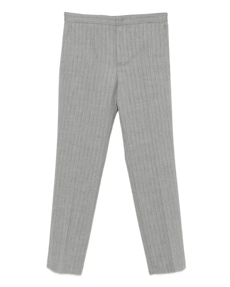 Twin-Set Hose mit Oval T-Logo - Grau Grau