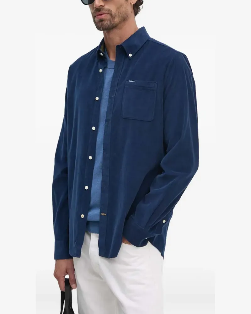 Barbour Ramsey pocket corduroy shirt - Blau Blau