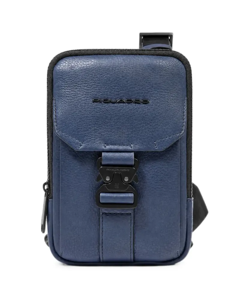 Piquadro Kuriertasche mit Schnallenverschluss - Blau Blau