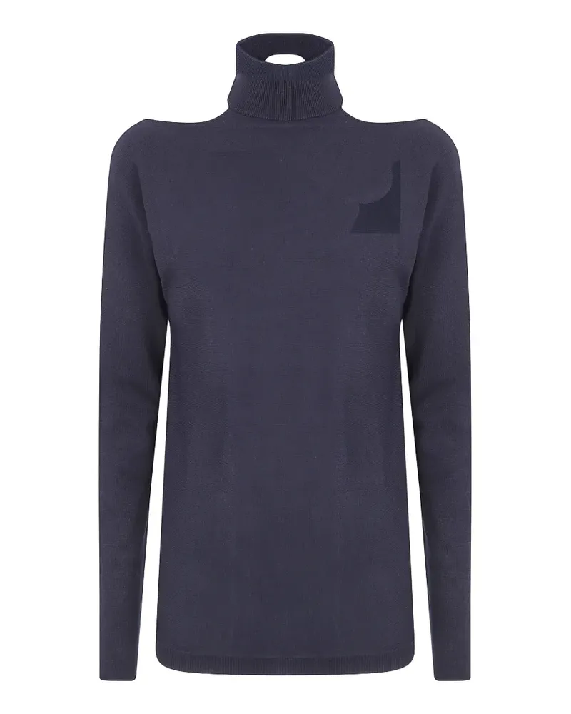 Semicouture Blache cut-out roll-neck sweater - Schwarz Schwarz