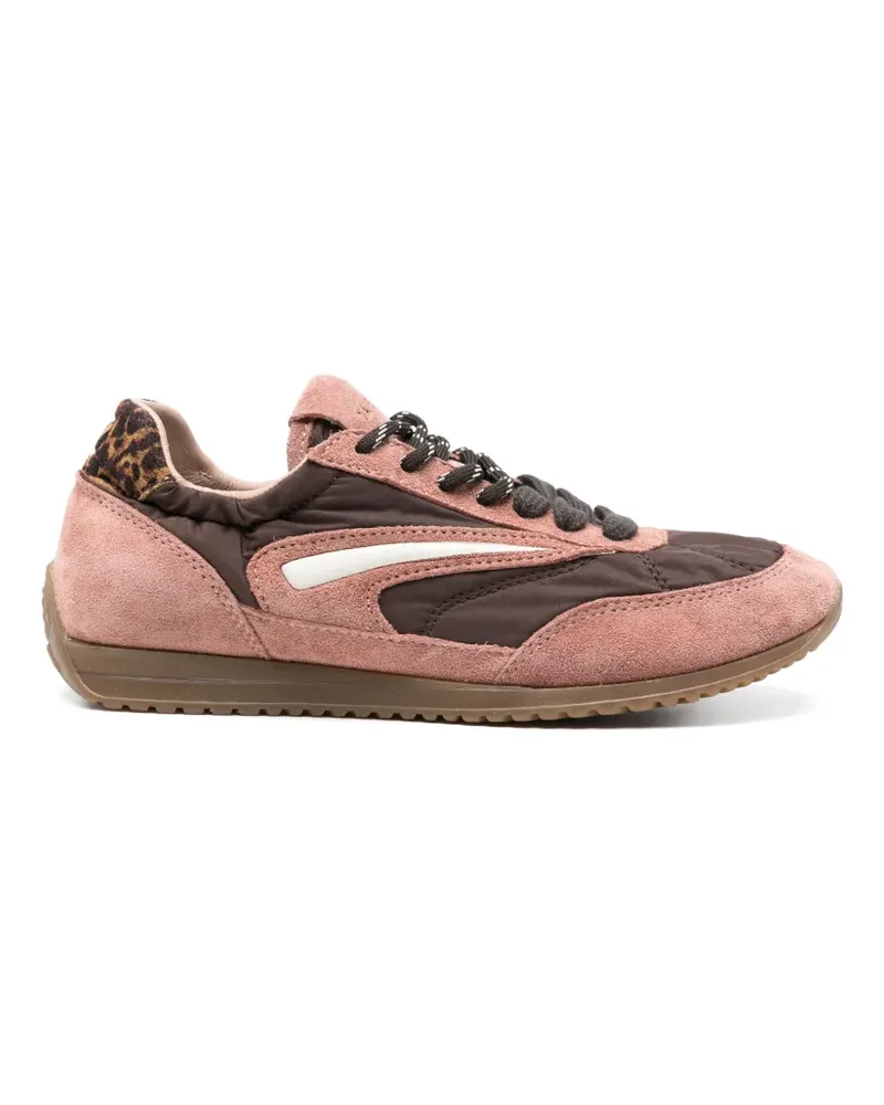 D.A.T.E. Sneakers mit Kontrastbesatz - Rosa Rosa