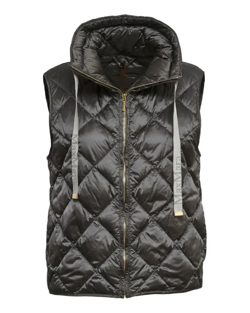 Max Mara diamond-quilted gilet - Schwarz Schwarz