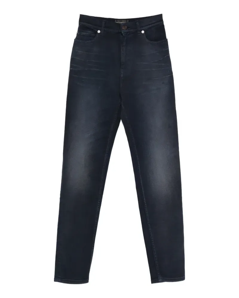 Balenciaga front pockets denim jeans - Blau Blau