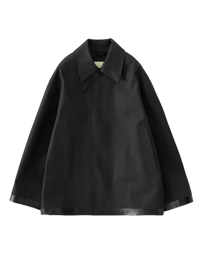Studio Nicholson x Mackintosh Teviot buttoned coat - Schwarz Schwarz