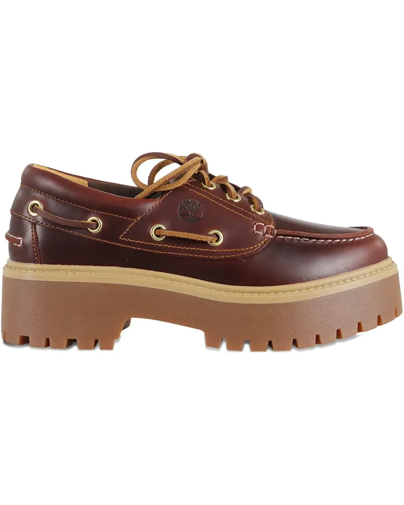 Timberland Stone Street lace-up platform mules - Braun Braun