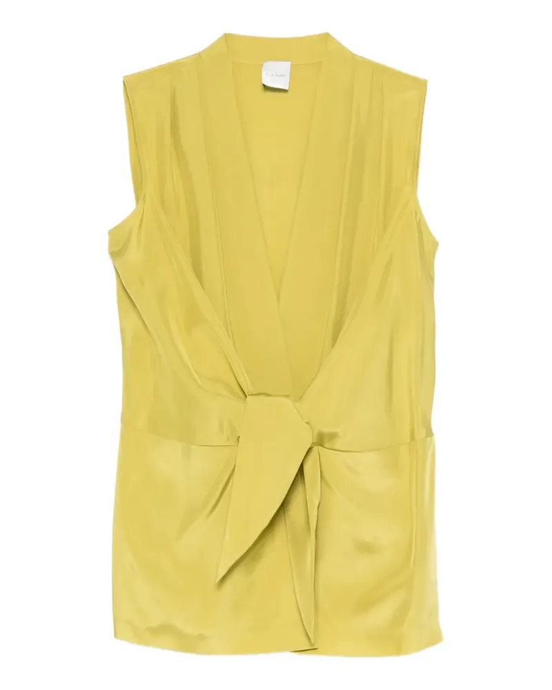Paul Smith knot-detail sleeveless top - Grün Grün