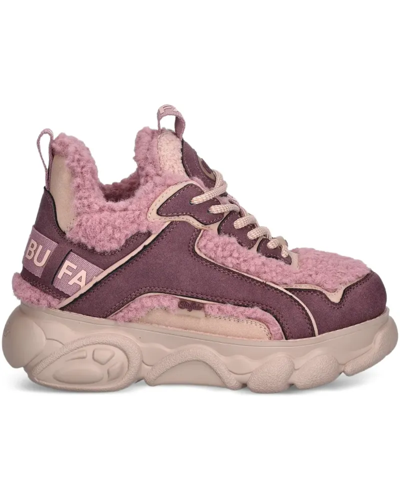 Buffalo 50mm CDD Chai logo-tape sneakers - Rosa Rosa