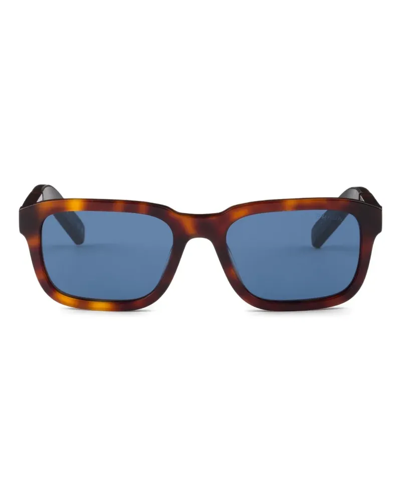 Prada Sonnenbrille mit -Logo - Braun Braun