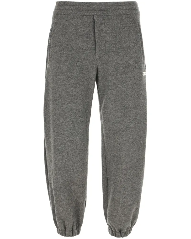Alexander McQueen Jogginghose mit Logo-Schild - Grau Grau