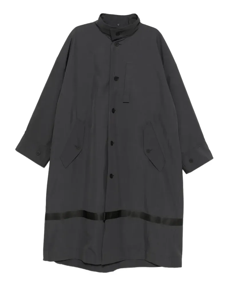 Issey Miyake Mantel mit Taschen - Grau Grau