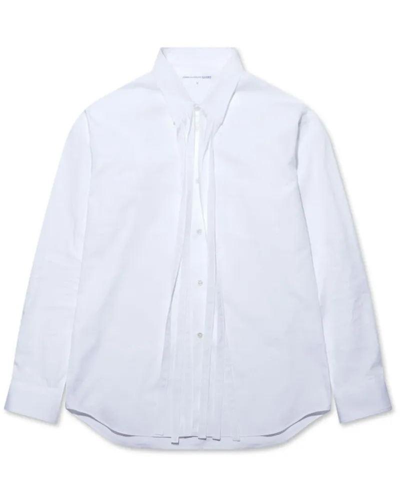 Comme des Garçons Hemd mit Fransen - Weiß Weiß