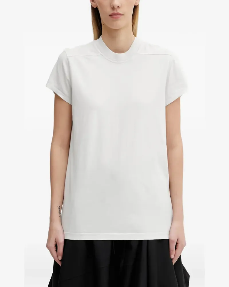DRKSHDW by Rick Owens Small Level seam-detail T-shirt - Weiß Weiß