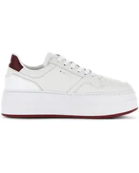 Hogan H670 Flatform-Sneakers Weiß