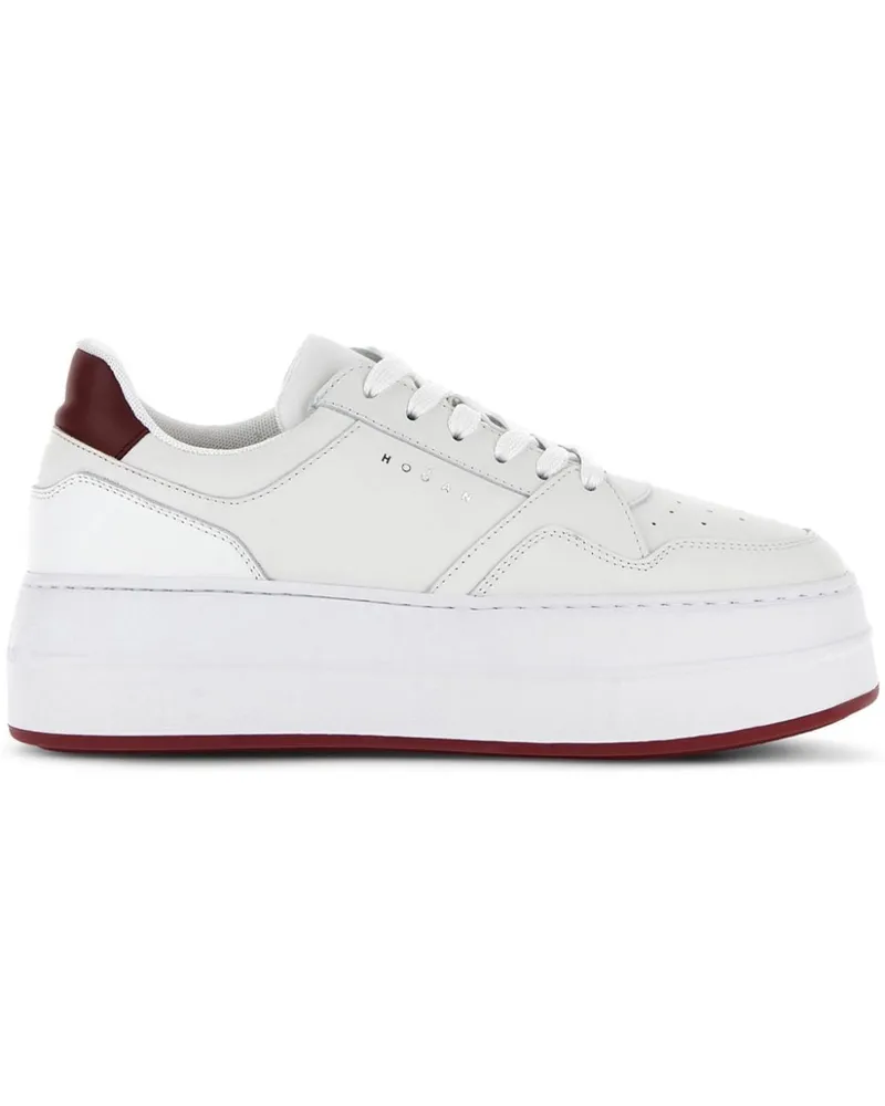 Hogan H670 Flatform-Sneakers - Weiß Weiß