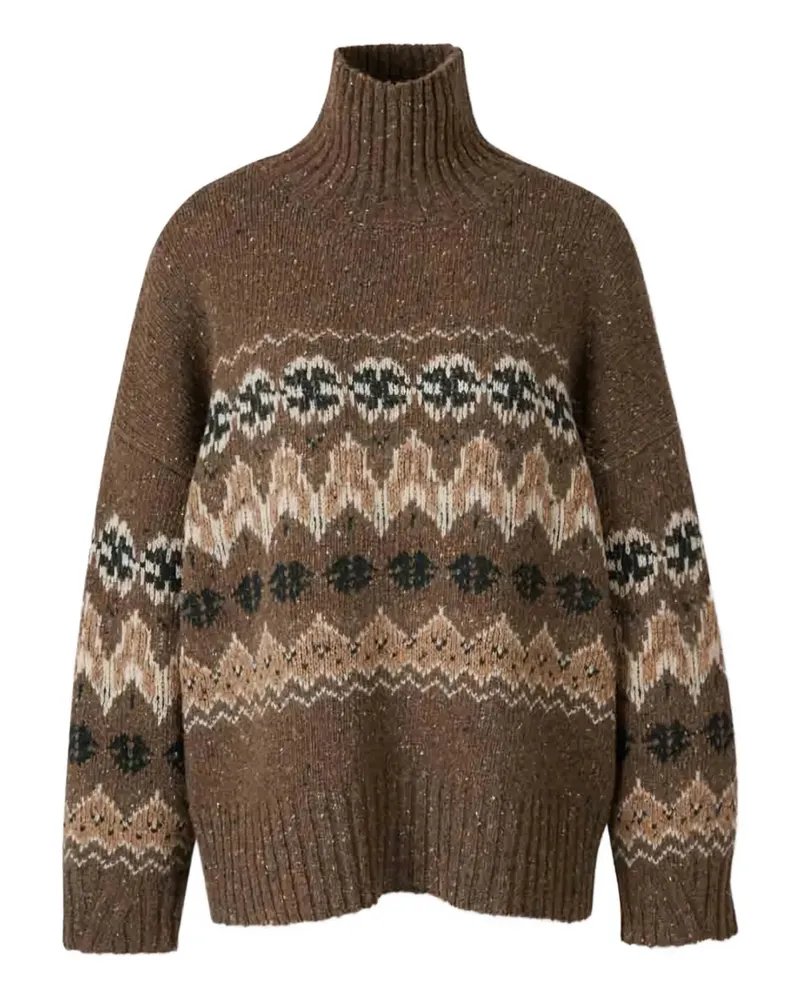 Altuzarra Pullover mit Stehkragen - Braun Braun