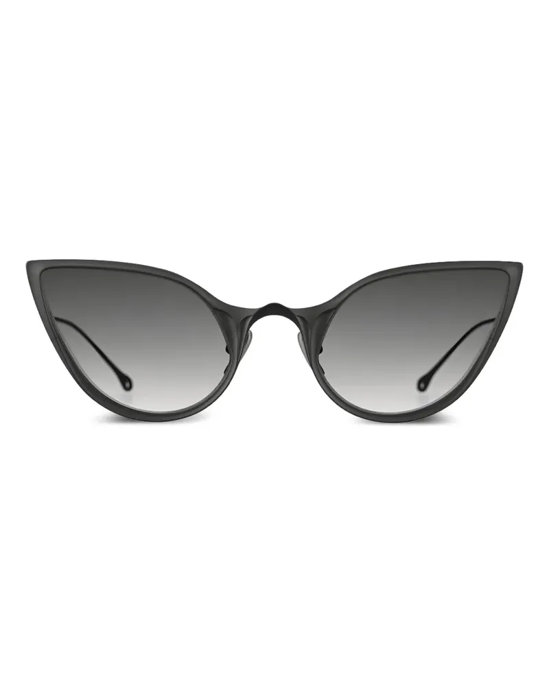 RIGARDS Klassische Cat-Eye-Sonnenbrille - Schwarz Schwarz