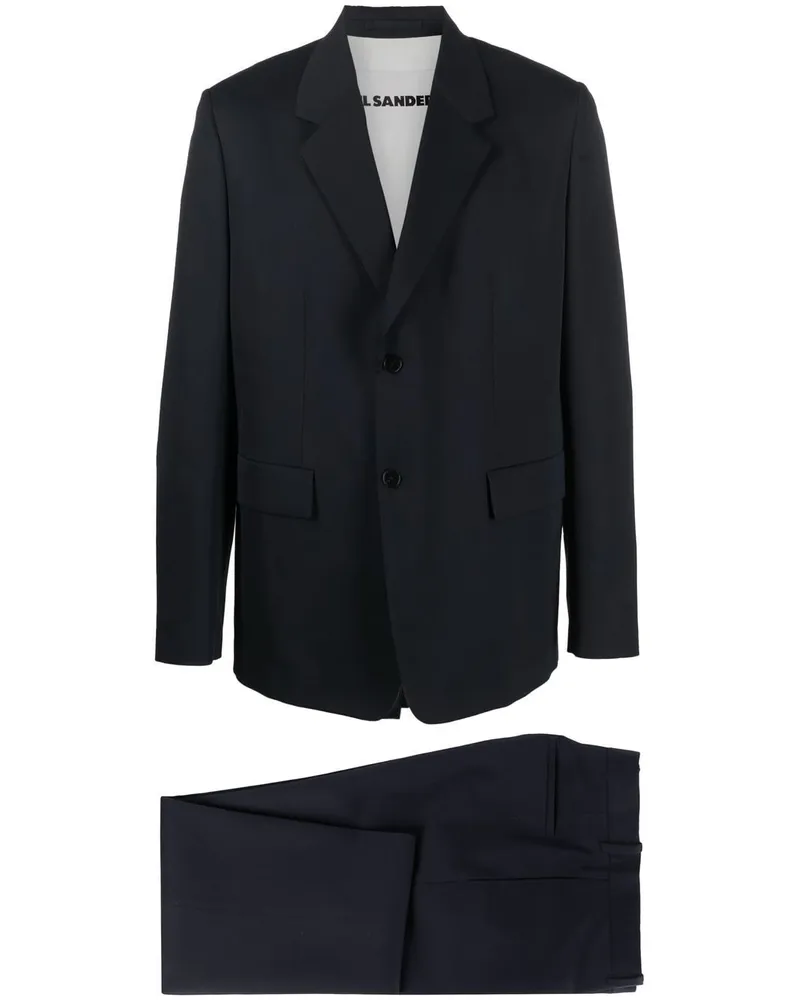 Jil Sander Einreihiger Anzug - Blau Blau