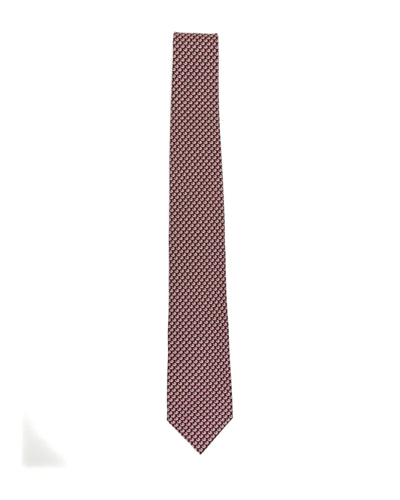 Ferragamo patterned silk tie - Violett Violett