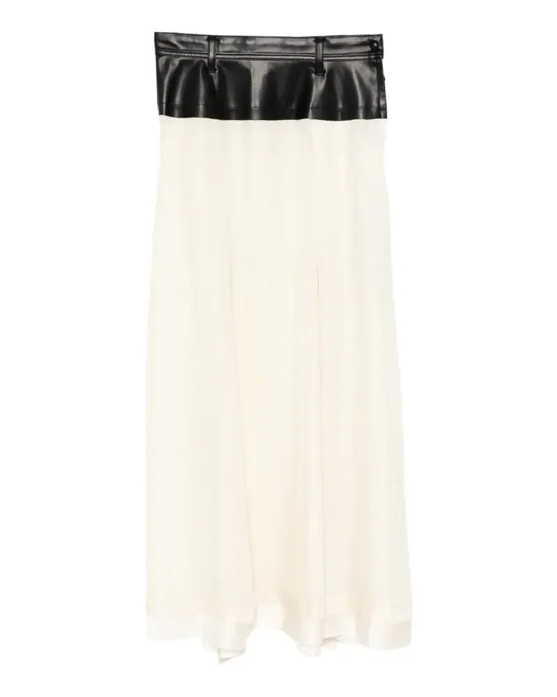 Toga Maxirock aus Twill - Nude Nude