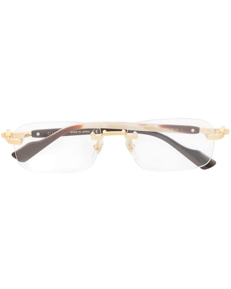 Gucci Rahmenlose Brille - Braun Braun