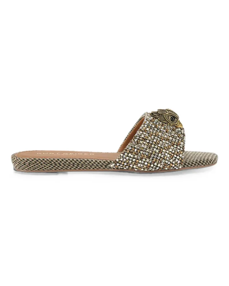 Kurt Geiger Kensington flat sandals - Gold Gold
