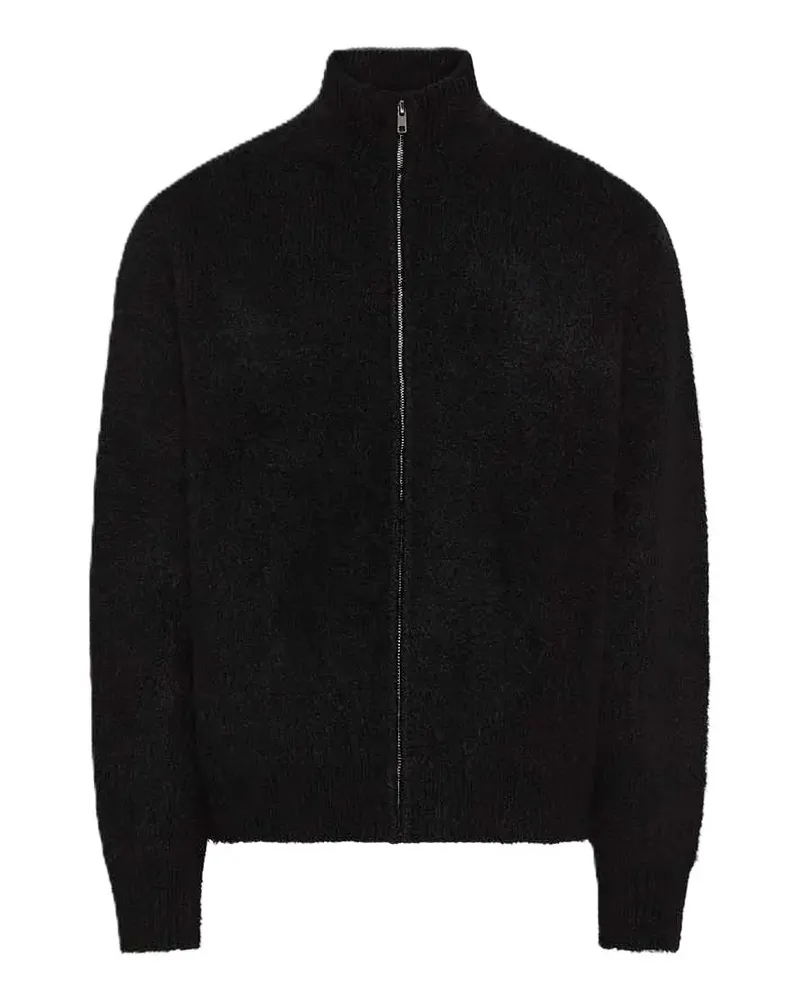 Cycle Maglie logo-embroidered zip-up cardigan - Schwarz Schwarz