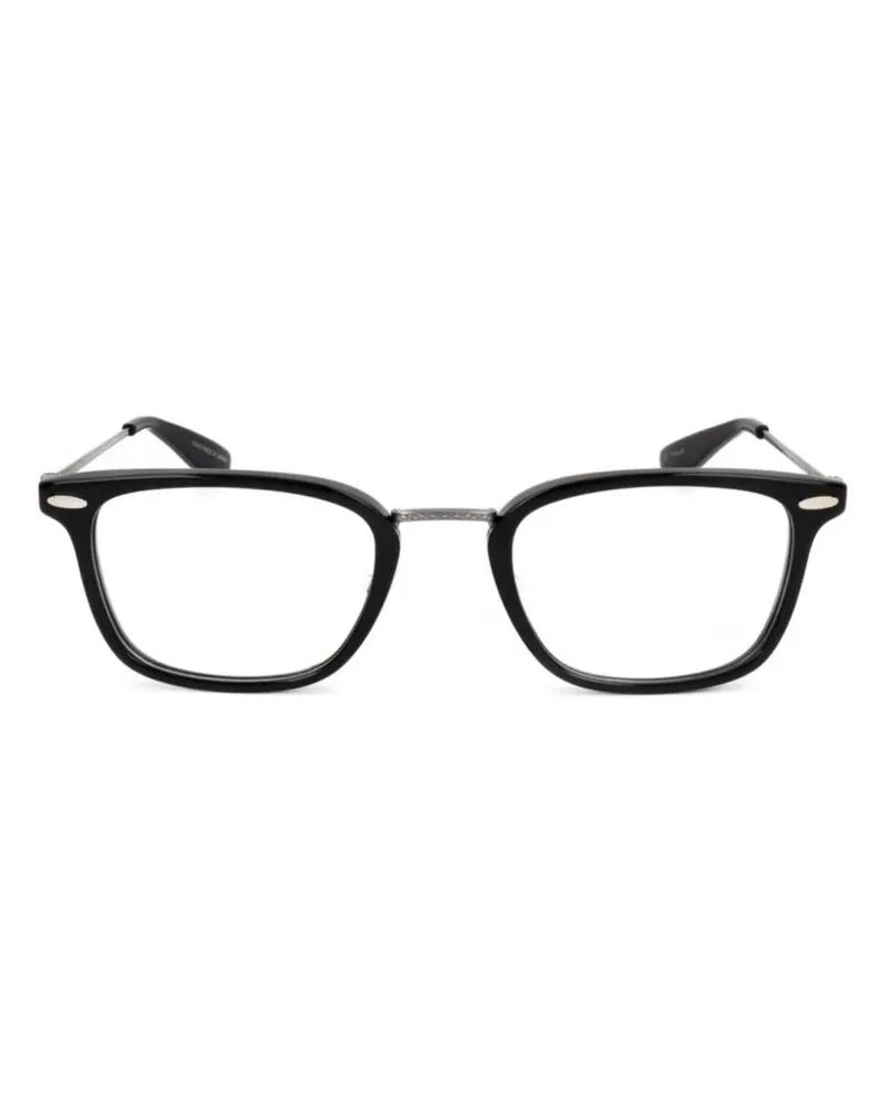 Barton Perreira Brille mit eckigem Gestell - Schwarz Schwarz