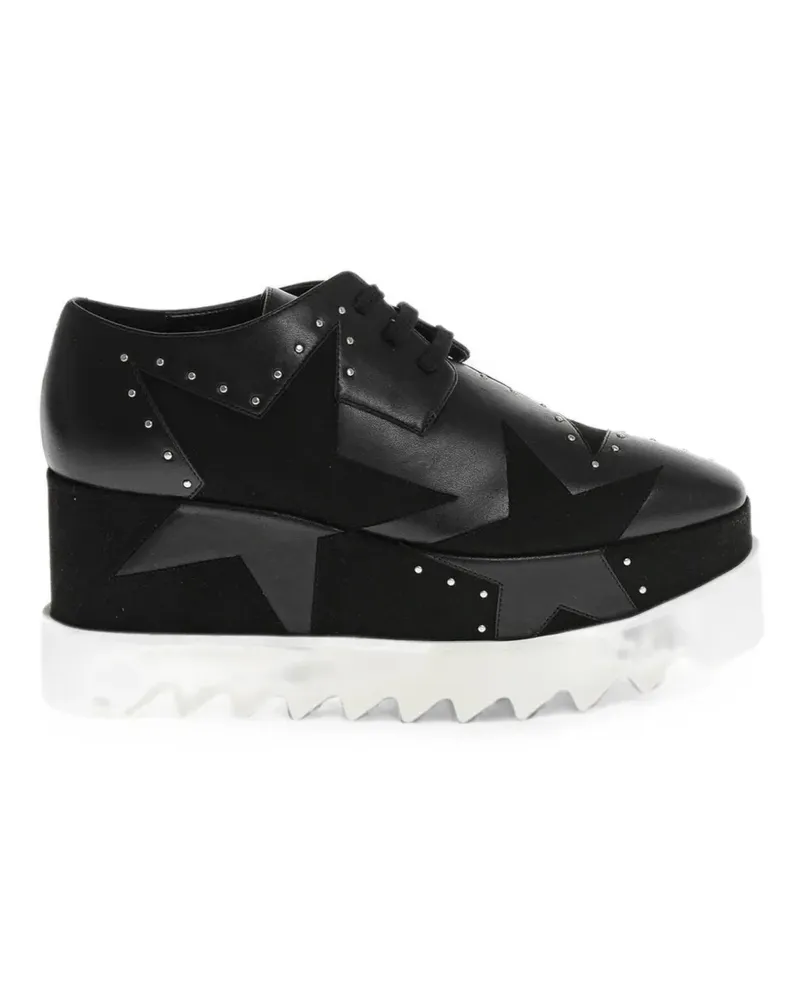 Stella McCartney Elyse star-patch sneakers - Schwarz Schwarz