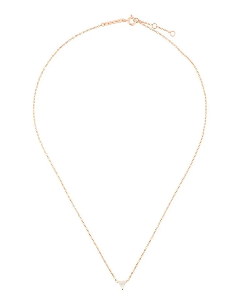 Delfina Delettrez 18kt 'Dots Solitaire' Goldhalskette mit Diamanten - Metallic Metallic
