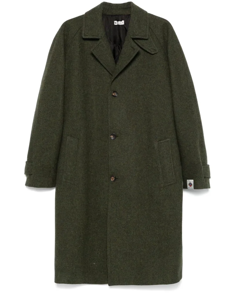 Bally Mantel aus Filz - Grün Grün