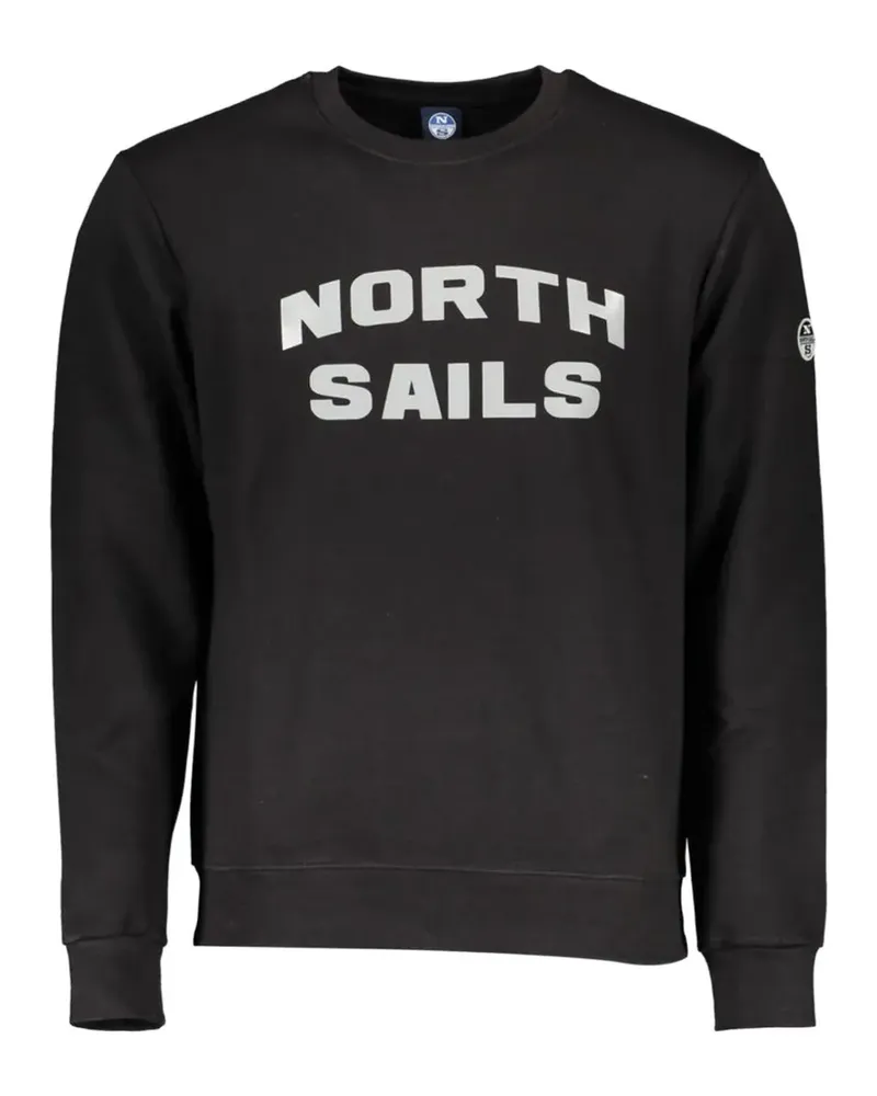 North Sails logo-detail sweatshirt - Schwarz Schwarz