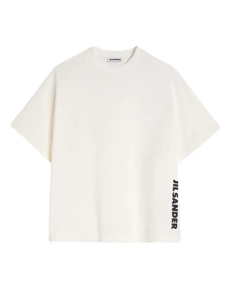 Jil Sander T-Shirt mit Logo-Print - Nude Nude