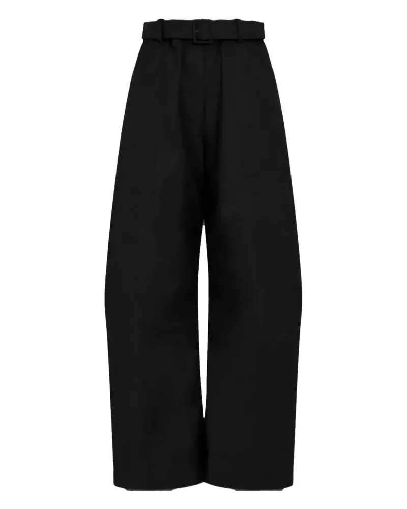 Rosetta Getty Wide-Leg-Hose mit Gürtel - Schwarz Schwarz