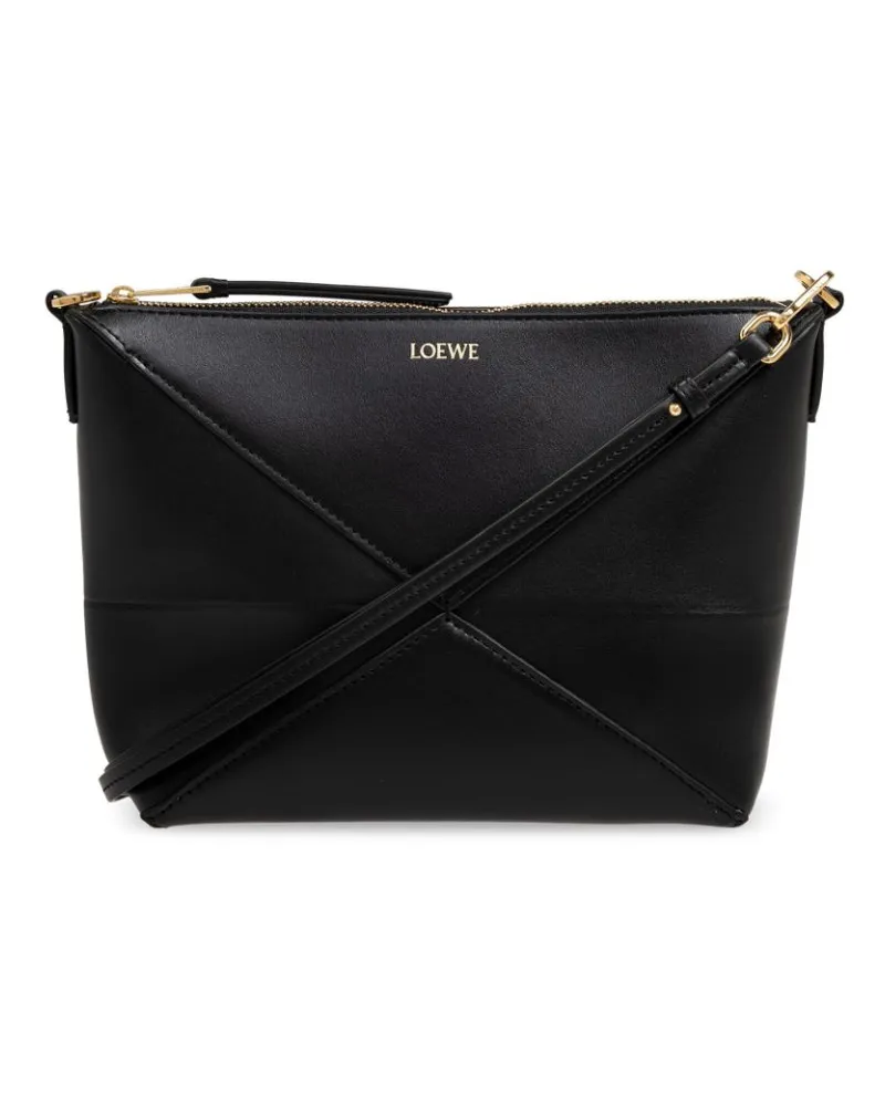 Loewe Puzzle Schultertasche - Schwarz Schwarz