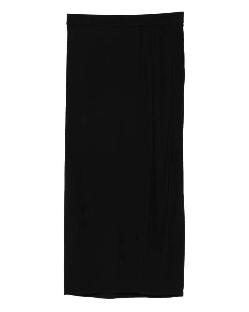 Tom Ford Drapierter Midirock - Schwarz Schwarz