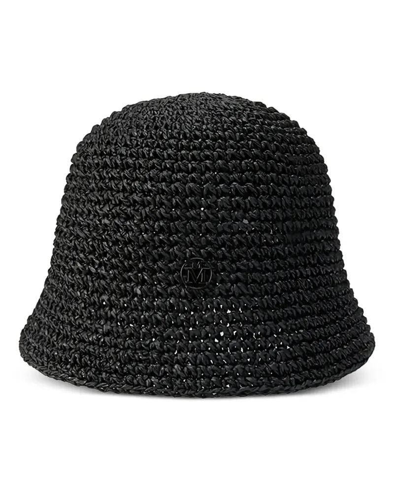 Maison Michel Pablo Hut mit Logo - Schwarz Schwarz