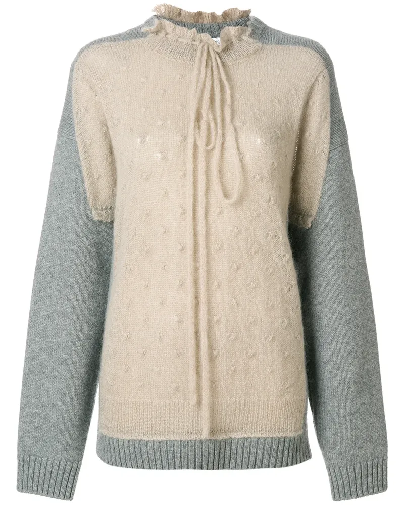 J.W.Anderson Pullover mit Trompe d'oeil-Print - Braun Braun