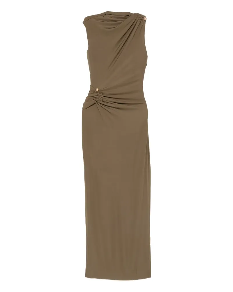 Cult Gaia Izola draped button maxi dress - Grün Grün