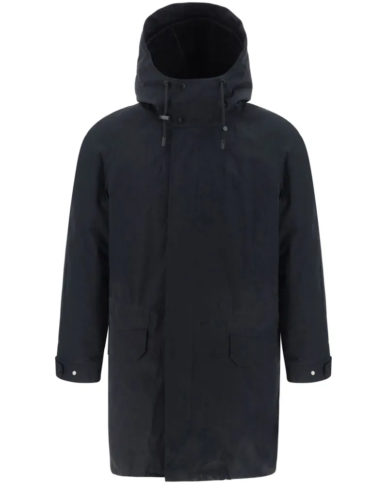 Yves Salomon Parka mit Kapuze - Schwarz Schwarz