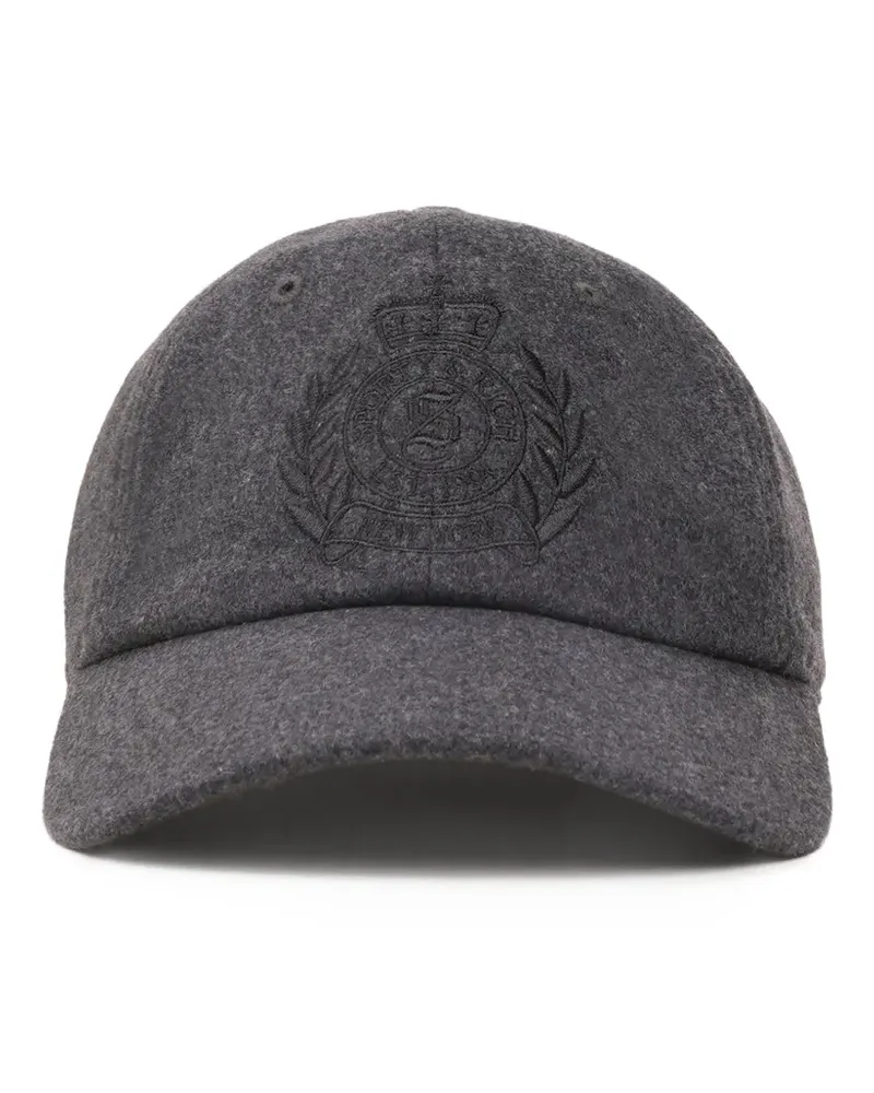 SPORTY & RICH NY Baseballkappe mit Wappen - Grau Grau