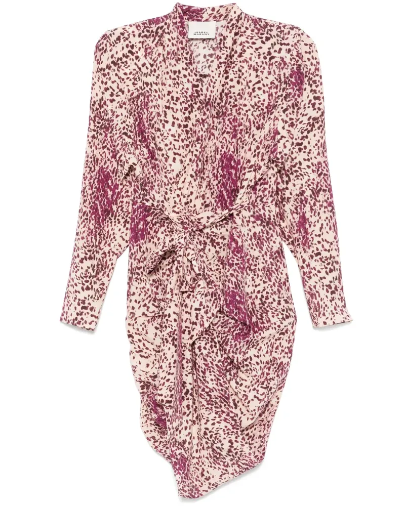 Isabel Marant Cleora Wickelkleid - Violett Violett