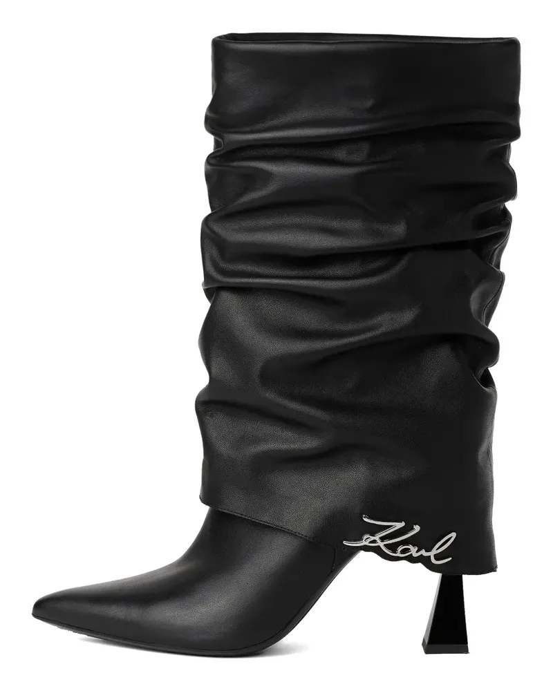 Karl Lagerfeld Debutante Stiefel - Schwarz Schwarz