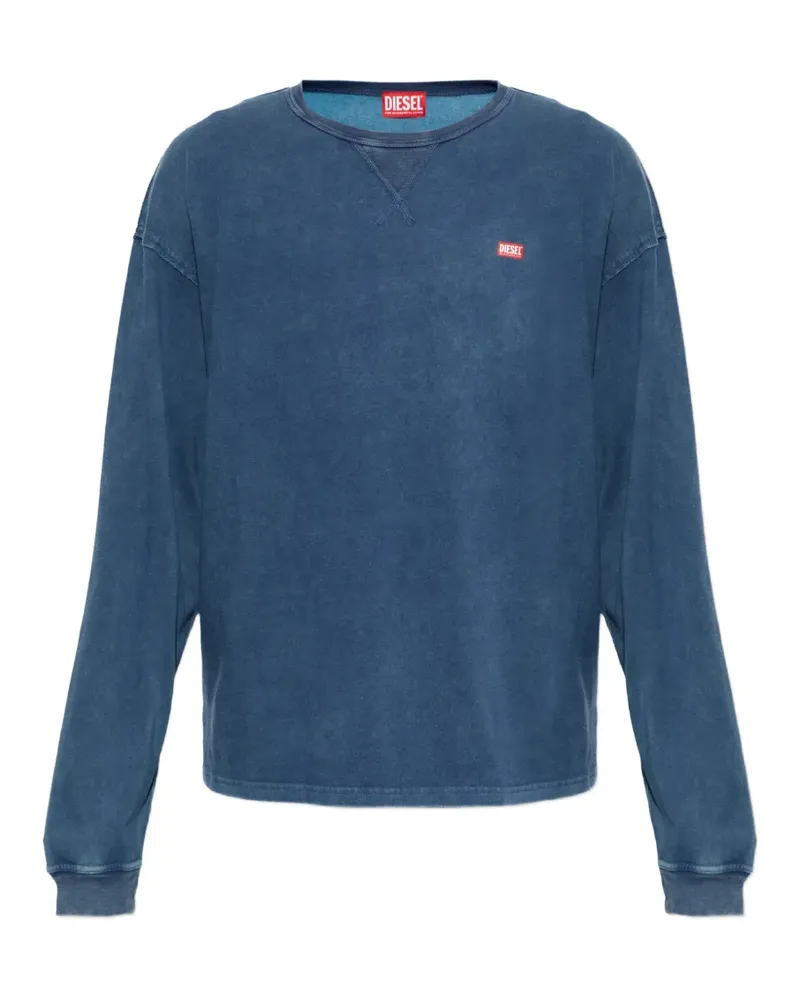 Diesel T-BOXT-LS-RAW T-Shirt - Blau Blau