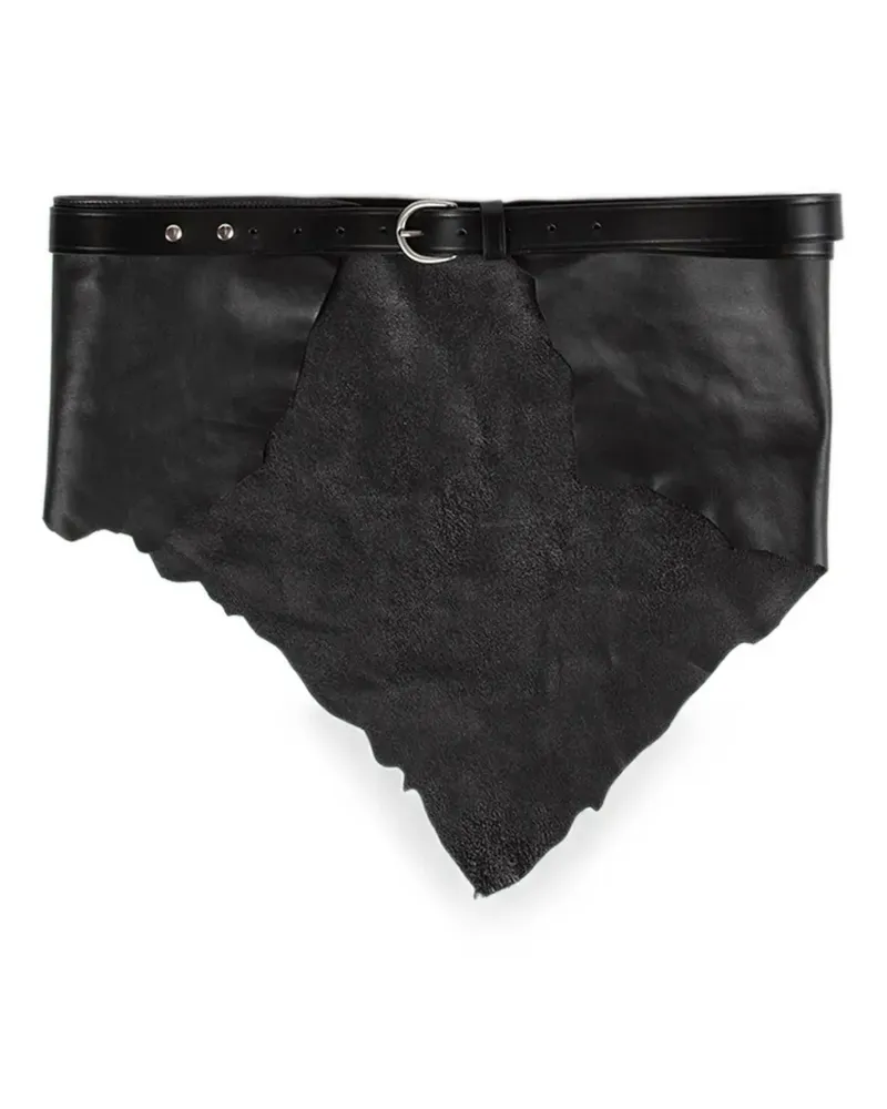 Ann Demeulemeester Romy distressed-finish belt - Schwarz Schwarz