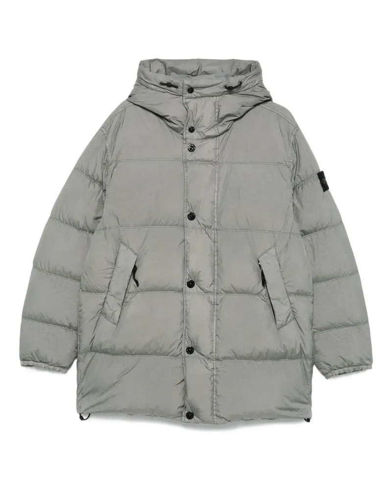 Stone Island Mantel mit Kapuze - Grau Grau